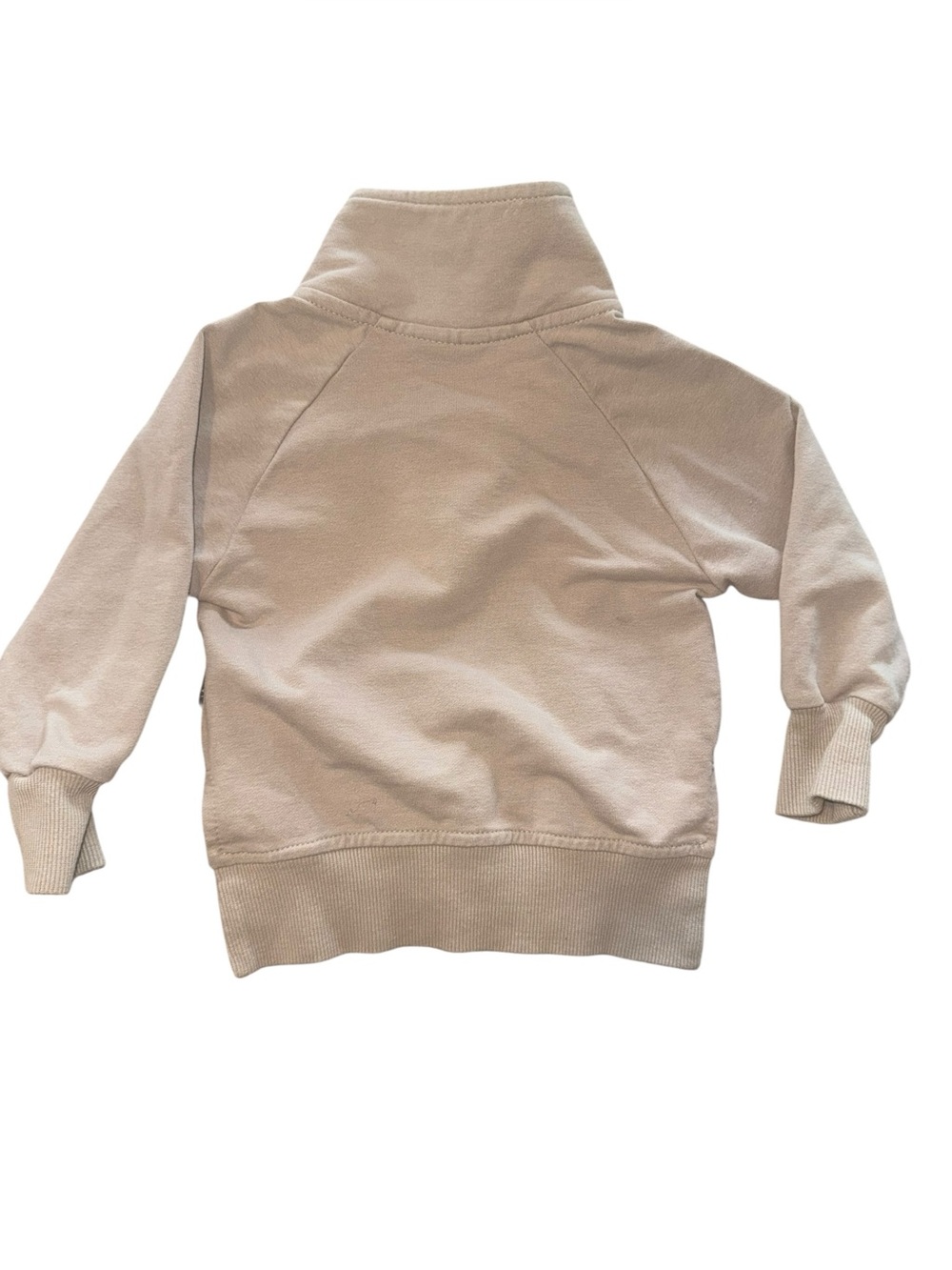 Little Bipsy Tan Quarter-Zip Pullover Size 3-6 months - Picture 6 of 7
